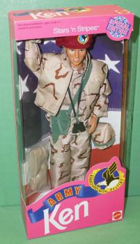 Mattel - Barbie - Stars 'N Stripes - Army - Ken - Doll